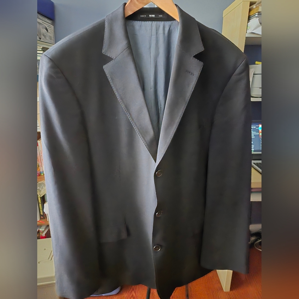 Hugo Boss Men's Scorsese Movie Blazer Black Size 44R